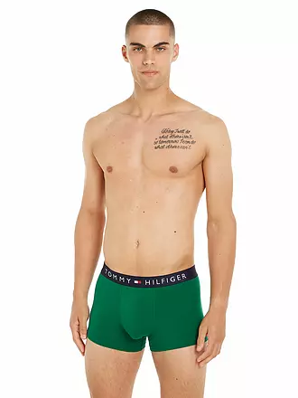 TOMMY HILFIGER | Calzoncillos paquete de 3 multi | dunkelgrün